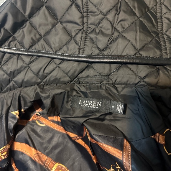 NWT Ralph Lauren Black Quilted Hooded Coat Jacket - Picture 5 of 10